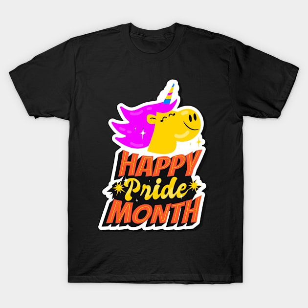 Happy Pride Month T-Shirt by gdimido